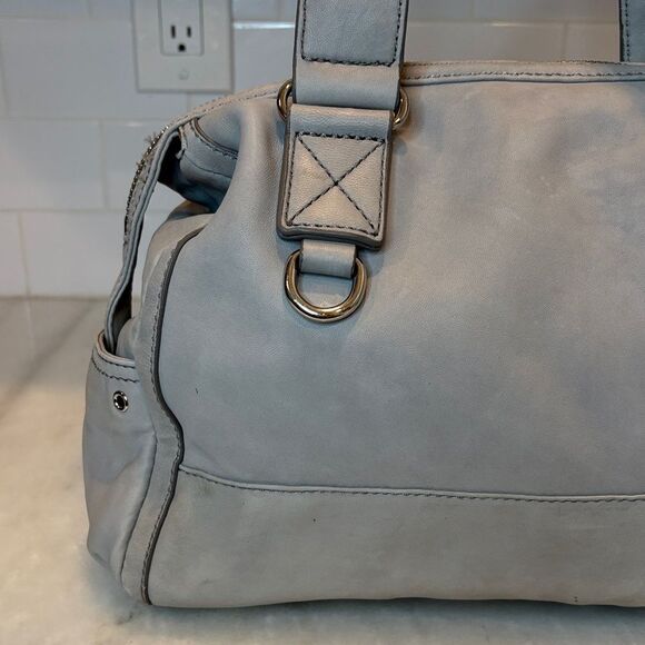 Michael Kors Bag Purse Handbag Leather Chrissi Soft Medium Satchel Shoulder Bag - Picture 5 of 16